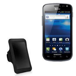 BoxWave Case Compatible with Samsung Galaxy Exhilarate - Sports Armband, Adjustable Armband for Workout and Running for Samsung Galaxy Exhilarate - Jet Black