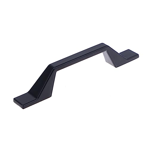 HYTROVE Flat Black Cabinet Handle Knob Solid Two...