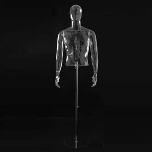 Maniquí Busto Masculino Transparente de...