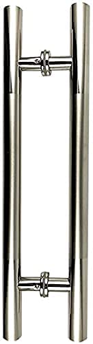 Gthtuhfd Door Handle Thick Brushed 304 Stainless Steel Glass Door Handle/Wooden Door Handle/Push-Pull Door Handle - 14 Sizes Door Handlesets Hardware,38×600×400Mm
