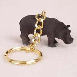 Conversation Concepts Hippopotamus Keychain 2