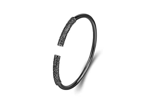 Bracelet en argent 925 style ethnique rétro fait main pour couple chic