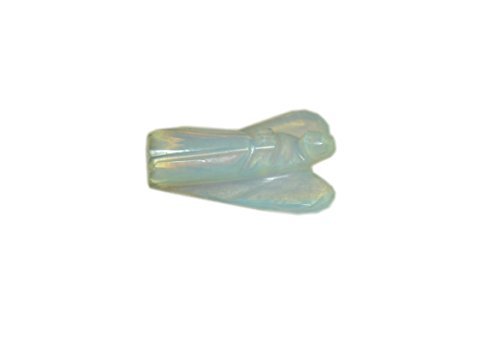 Jet International Regalo Opalite 1 Angelo Guarigione Chakra Bilanciamento Unico Energia Rara Amore Divino Spirituale Spirito Psichico Angelo Regalo di Natale India Pietra preziosa Originale Auten