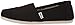 TOMS Women's Classic Core Alpargata Slip-On, Black Canvas, 9 Medium US
