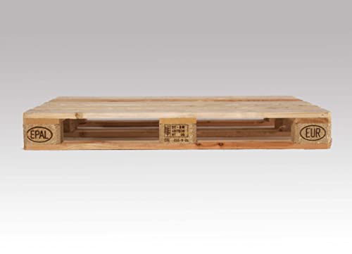 Foto von Schroth Home Euro Palette 120 x 80 – Europalette EPAL 1 – fabrikneu – aus Fichtenholz – direkt vom Hersteller - zertifizierte Neuware