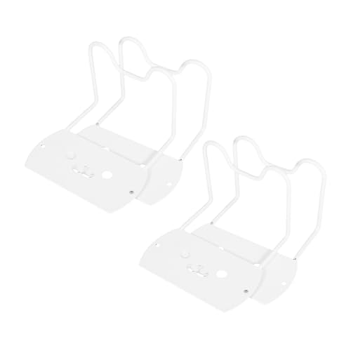 Fijadores para colchón GLEAVI de acero blanco, pack de 4 sujeta colchones antideslizantes