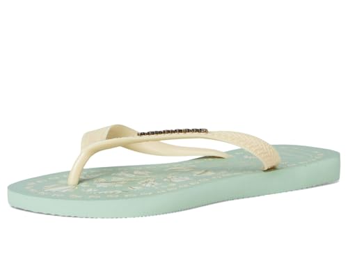 Image of Havaianas Women's Slim Logo Metallic Flip Flops
