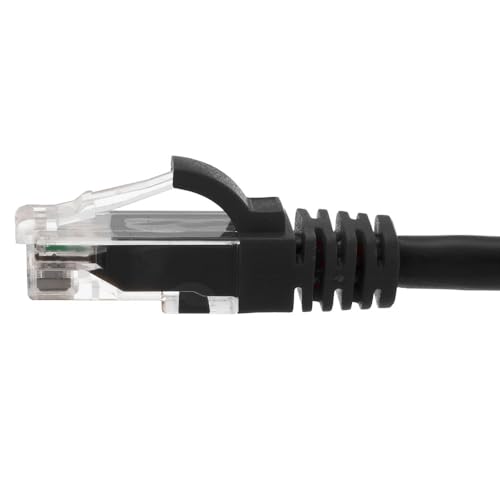 Cable Patch NavePoint CAT6A UTP 1 Ft 10 Unidades Negro miniatura 2