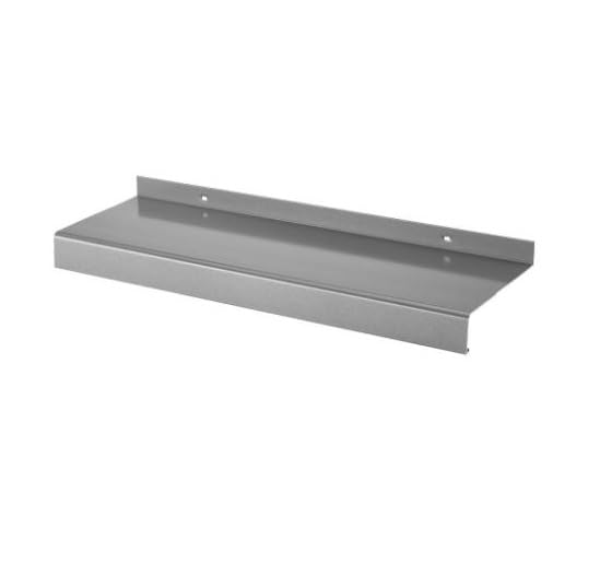 Aluminium Fensterbank silber EV1 240 mm Ausladung (ohne Abschluss, 800 mm)