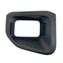 Image of DAT AUTO PARTS Front Right Fog Light Cover Fits 2020-2022 Ford F-450 | Passenger Side, F-550 Super Duty, Hole Bezel Trim Molding Insert, Black Textured Plastic, Replaces FO1039219 LC3Z17C754AA