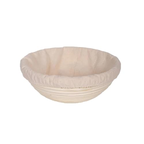 Cesta Para Precalentar Pan Cestas ovaladas/redondas de mimbre for fermentación de pan, cestas a prueba de pan for Hornear en Casa, cesta de fermentación, almacenamiento de alimentos, herramienta DIY P