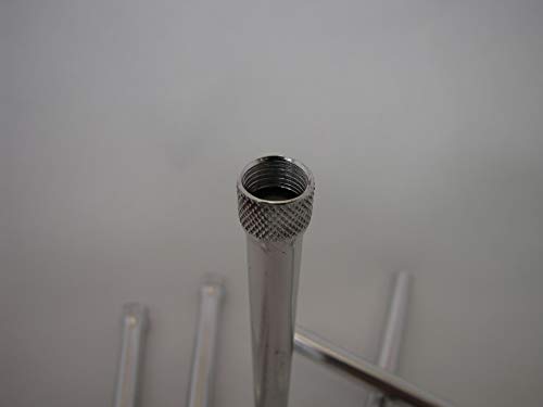 (5 Pack) Standard Metal Threaded Conduit Stems - 5" Downstem Conduits - Lighting Conduits and Stems