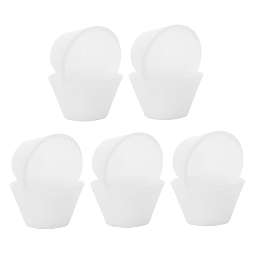 OSALADI 10Pcs Silicone Mixing Cups Reusable DIY Tools for Epoxy Crafts and Easy to Clean for Jewelry Making and Home Projects Food Grade Silicone