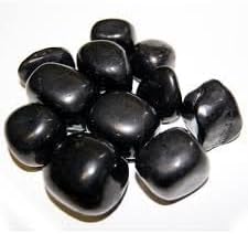 Pachamama Essentials Tumbled Shungite Stones - Polished Gemstone - Reiki and Energy Crystal Healing 1