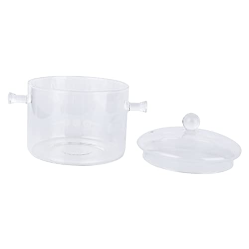 Cabilock Glass Cooking Pot Multi Stew Pot for Noodles and Soups for Home Kitchen and Restaurant Use
