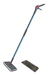 Addis Spray Mop Go Duo Microfibre Flat Floor Mop with Integral Water Tank Handle and Extra Replacement Pad MOB, Blue