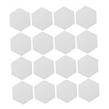 DOITOOL 48 Stück Teiliges Hexagonales Acrylspiegel wandsticker Selbstklebend Bruchsicher Modernes Design Geeignet für Wohnzimmer Bad und Kinderzimmer Leichte Wanddeko Sichere Alternative