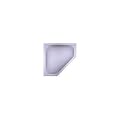 Bri-Rus NSL2810W White 28" x 10" Neo Angle Skylight