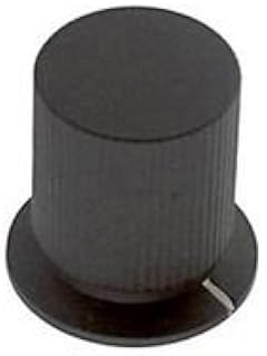 TE CONNECTIVITY/ALCOSWITCH KFS600B1/4 STRAIGHT KNURLED KNOB WITH IND, 6.38MM