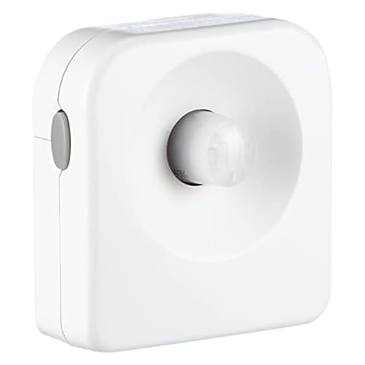 OSRAM Smart+ Motion Sensor, ZigBee Bewegungsmelder für die automatische Steuerung von Licht, integrierter Temperatursensor, Direkt kompatibel mit Echo Plus und Echo Show (2. Gen.)