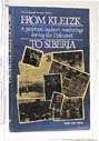 From Kletz to Siberia: A Students Wandering During the Holocaust 089906471X Book Cover