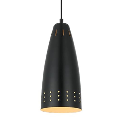 Lustre à tête unique E27 avec abat-jour suspendu personnalisé en métal