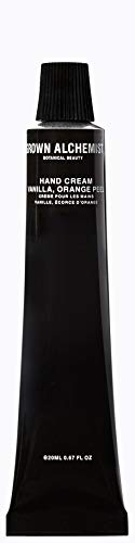 Grown Alchemist Crema de mano: vainilla y naranja Peel I Crema de manos de absorción rápida, 20 ml, para hombre y mujer, vegano I bio certificado Cover