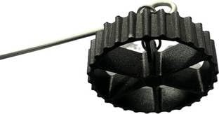 Bekner RCM-01 Non Stick Achappam MakerAchumurukku MakerAchappam Mould with Stay Cool Handle (Rose Cookie Maker) 0.3 kg Roaster (Black Silver) 1