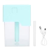 Fyearfly Humidificador de aire Humidificador de escritorio silencioso portátil con tecnología Nano Mist para el hogar, oficina, dormitorio, material ABS, 2 colores opcionales (Verde)
