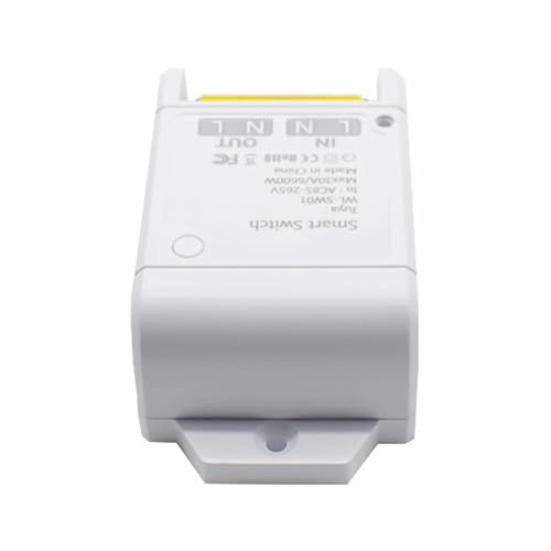 Image of Protium 30A Smart Wireless WIFI with RF Switch Compatible with Alexa, Google home and Smart life app, White (Wifi Router /Hotspot Required)