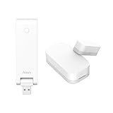 Aqara Zigbee Door and Window Sensor & Zigbee Hub Kits, Wireless Mini Contact Sensor, Home Automation, Zigbee Connection, Kid Safety, Compatible with Apple HomeKit, Alexa, Works with IFTTT
