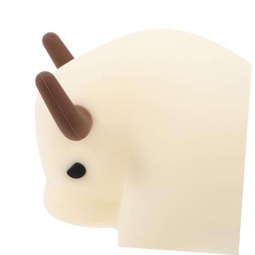 Lámpara de mesa Garneck USB recargable en forma de vaca miniatura 4