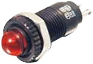 Dialight Panel Mount Indicator, Led, 9.3Mm, Red, 24V - 609-2122-140F