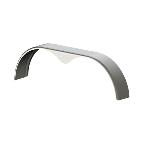 PRO-LINE TRAILERS Tandem Axle Smooth Aluminum Teardrop Fender - 9