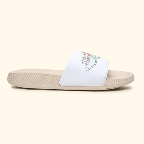 Image of YOHO Sliders for Men | Comfortable and Lightweight Slides | WB Cartoon & Comic Characters: Batman,Superman,Tom & Jerry,Rick & Morty,Big Bang Theory, Friends and Scooby Doo for Boys