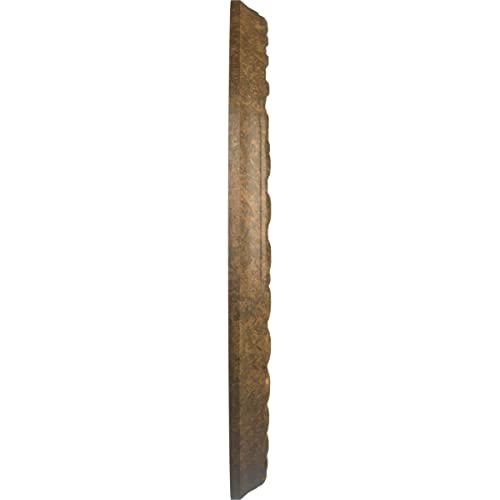 Image of Ekena Millwork CM11PMRZS 11-3 /8 inch x 3-5 /8 inch x 7 /8 inch Palmetto Ceiling Medallion, Rubbed Bronze