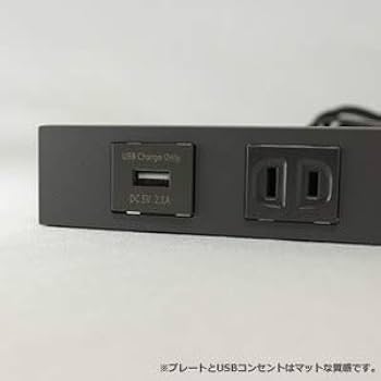 Amazon.co.jp: テクノパーツ 家具用コンセント(什器用) USB付き