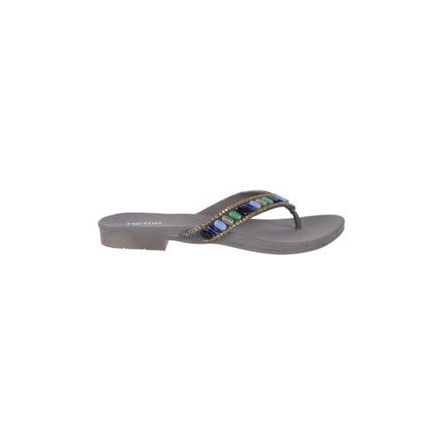 Image of Metro Women Synthetic Embellished Ethnic Casual Slip-on Sandal