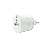 Produit garantie à vie Watt&Co - Adaptateur prise voyage universel tous pays Suisse/Liechtenstein - Blanc
