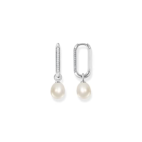 Thomas Sabo créoles argent perle CR689-643-14 pour femme