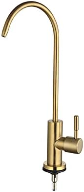 ZR98US Stainless Steel Water Purifier - Direct Drinking Faucet Filter, Single Handle, Spiral for Home Kitchen, Elegant and Functional