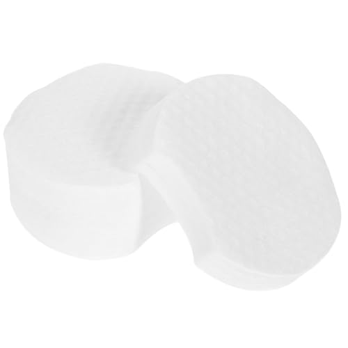 POPETPOP Comfy Face Makeup Pads 600pcs Round Cosmetic Cleaning Pads Non-Woven Makeup