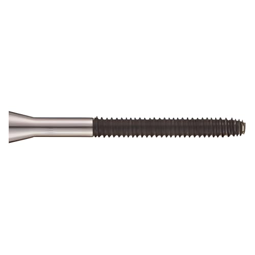 YG-1 ZFM52 HSSE-V3 Miniature Forming Tap, Modified Bottoming Style, Bright Finish, 00 Size, 90 UNC Thread per Inch