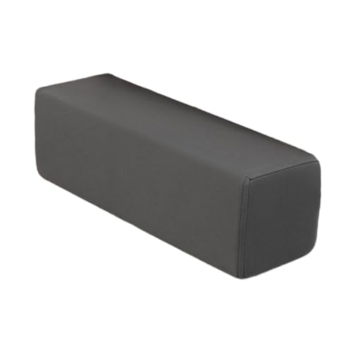 perfk Arm Ruhkissenkissen mit waschbarem Kissenbezug Armstützkissen für Sofa Rechteckige Stützkissen Nackenstützkissen Armlehne für Couch Schlafzimmer Home Car Lesung, Dunkelgrau
