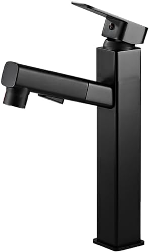 Robinet de salle de bains haut extractible pour vasque et toilette moderne