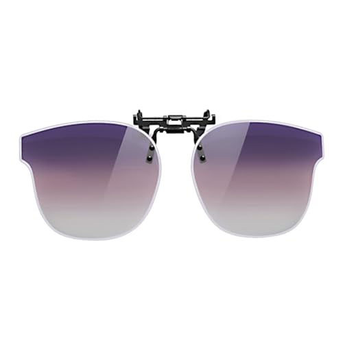 Image of Flip-Up Clip-On Polarized Sunglasses, UV Protection