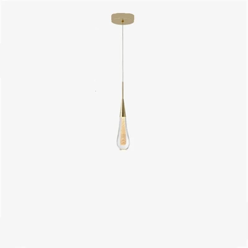 Lampe de Chevet Suspendue en Cristal Créatif Nordique pour Ambiance Cosy de Chambre