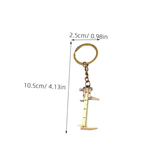 Calibrador Vernier Mini Llavero 2 Pzas Medidor Portátil miniatura 2