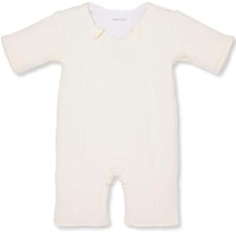 Minuche%100 Pamuk Bebek Uyku Tulumu - Elyaf Dolgulu ve Kolay Alt Değiştirme İçin Çift Fermuarlı (Krem, 6-9 Ay) - Görsel 1