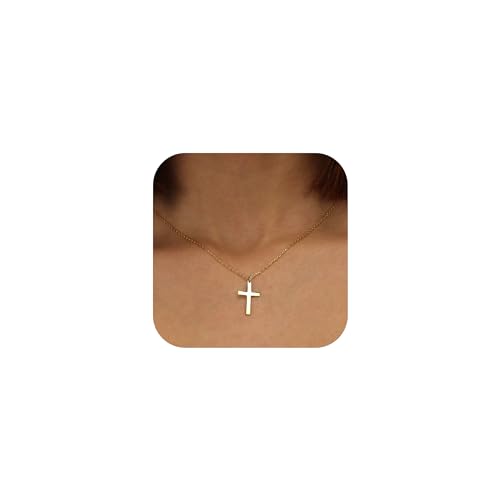 Croix pour Femme en plaqué or le collier minimaliste idéal pour votre quotidien
